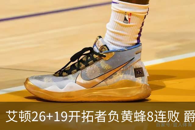 艾顿26+19开拓者负黄蜂8连败 爵士屠刺止5连败